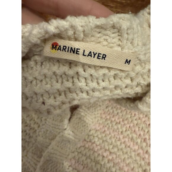 marine layer womens Karolina purple ombré knit cardigan sweater sz M - Picture 3 of 5